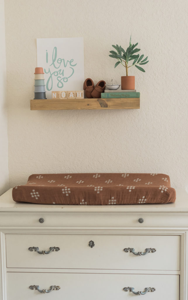 Wide angle of nursery details