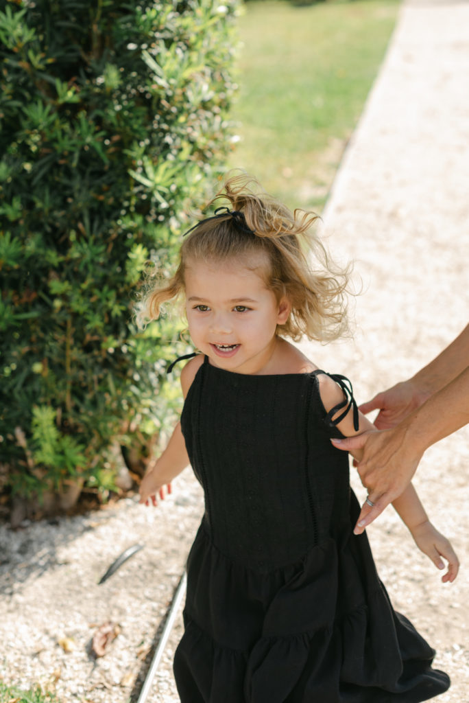 Daughter running