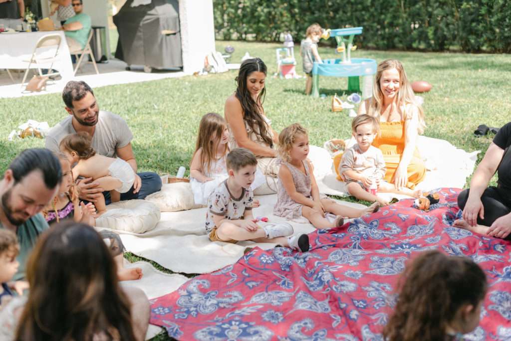 All kids enjoying music