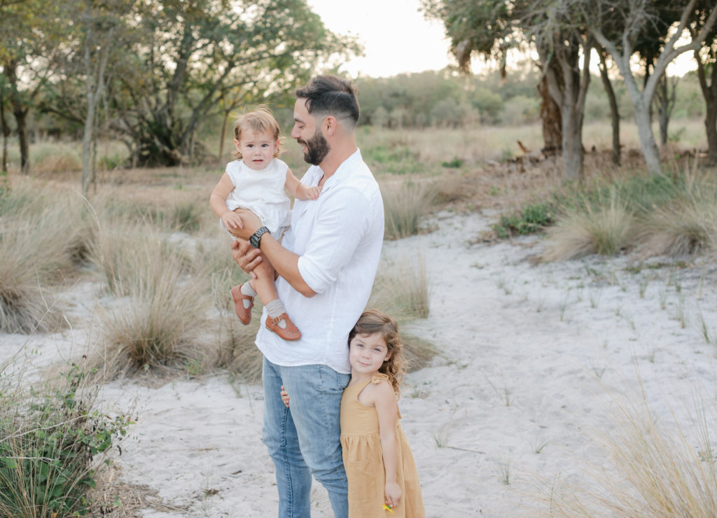 Dad and his girls