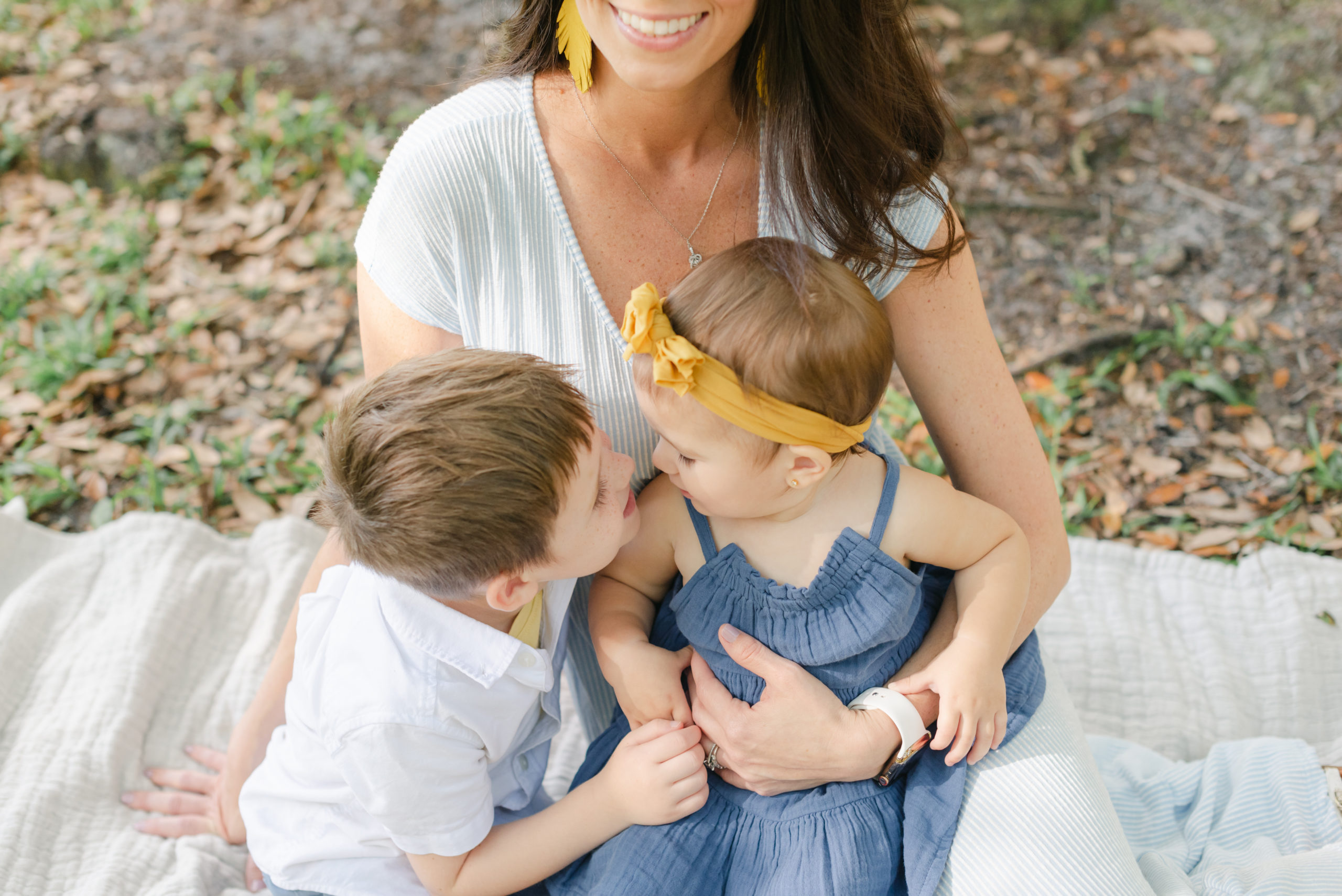 Kids about to kiss