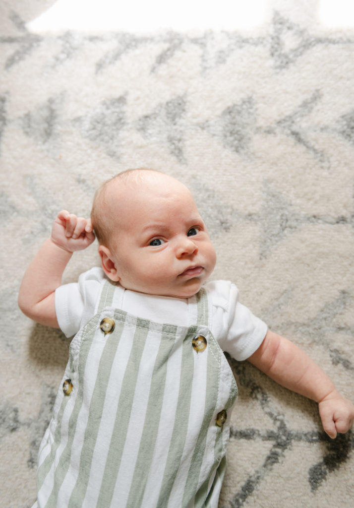 Baby on carpet