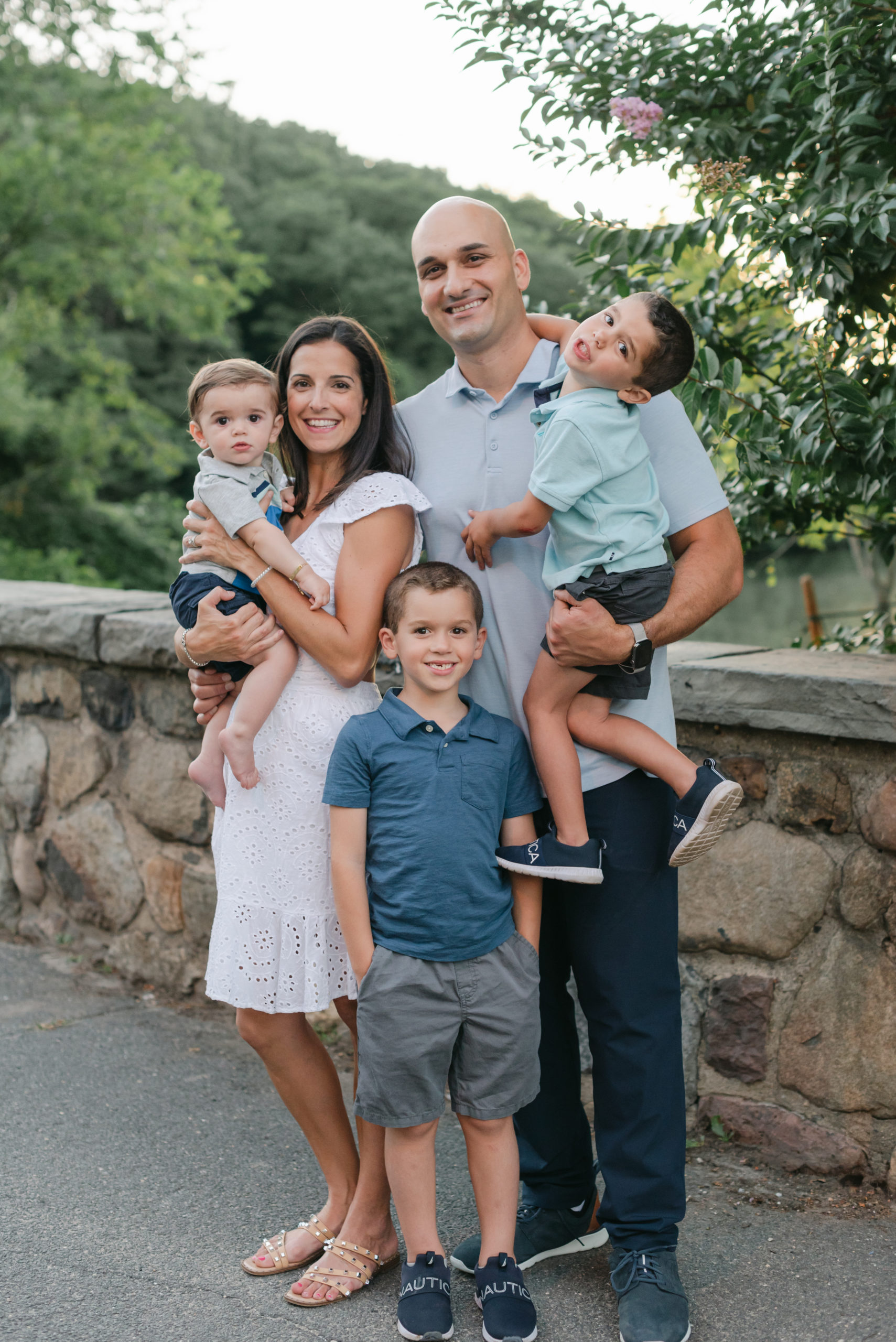 Family smiling 