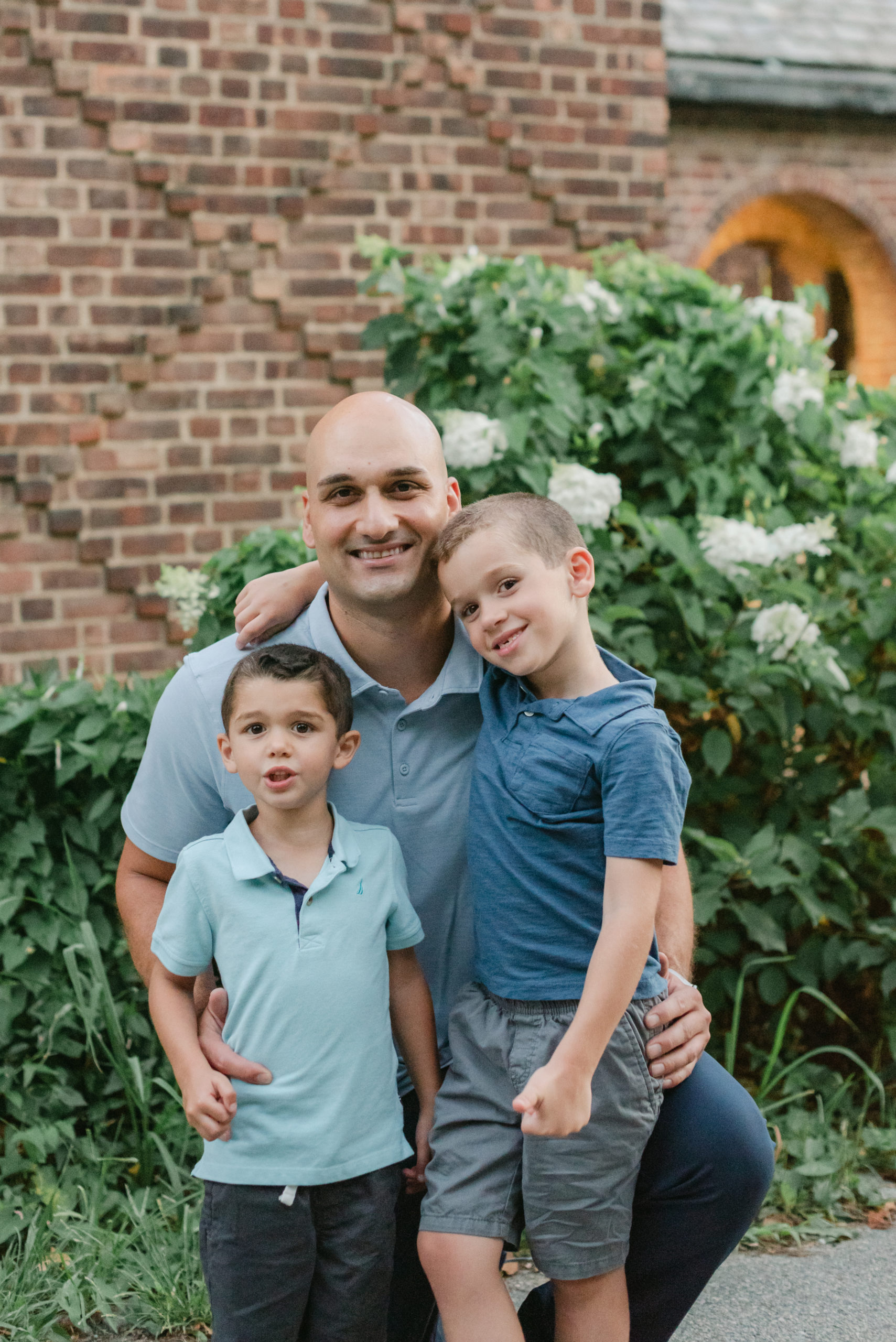 Dad and his two older sons