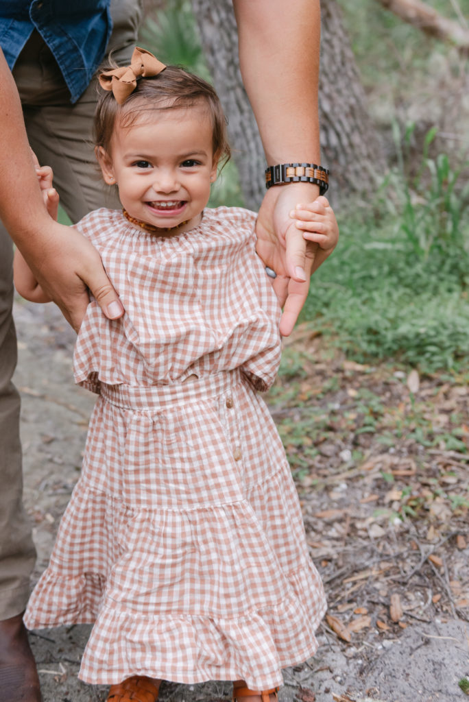 Smiles from baby girl